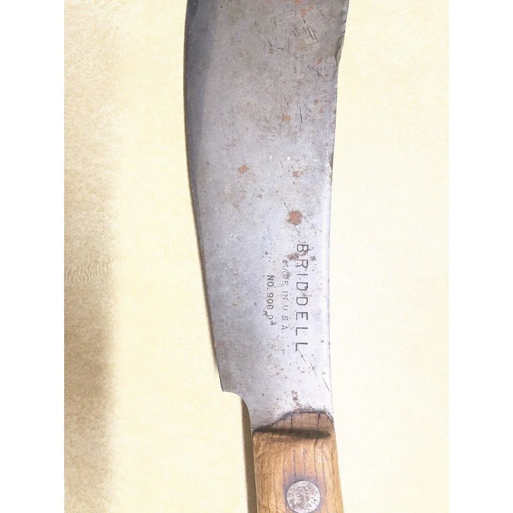 Vintage Briddell No 900 Meat Cleaver 9